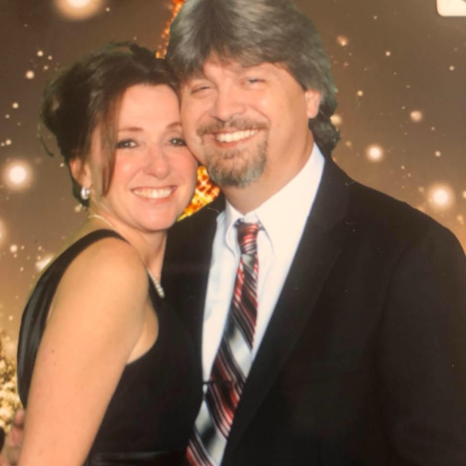 Pop and Kristi smiling together